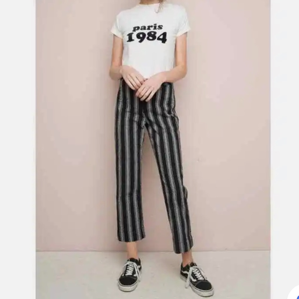 Brandy Melville Striped Tilden Pants